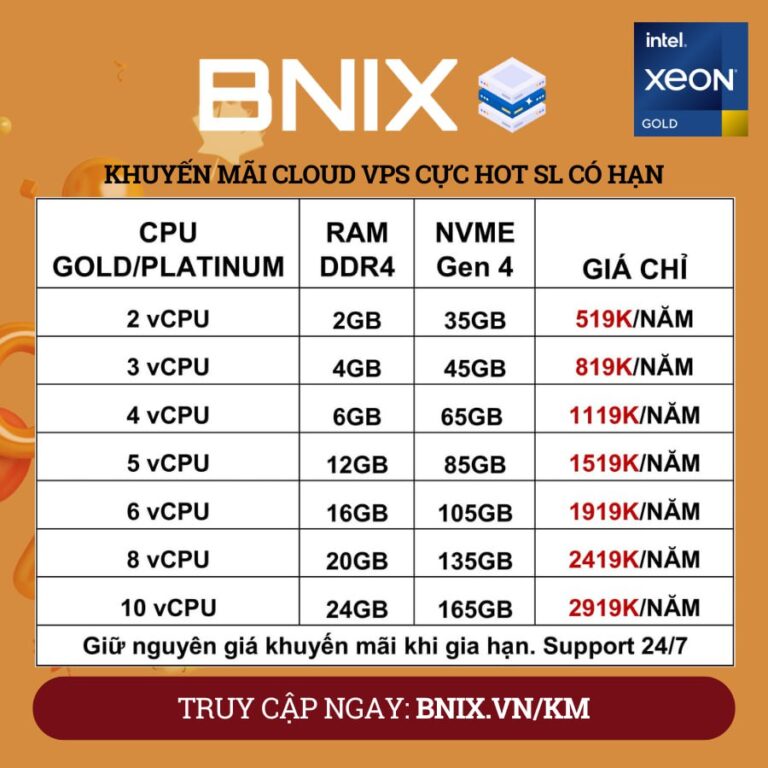 XẢ KHO VPS – CƠ HỘI VÀNG ĐANG CHỜ BẠN